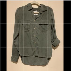 Button down cargo shirt